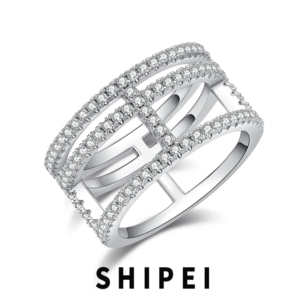 Shipei Solid 925 Sterling Silver 3EX D Color Real Moissanite VVS1 Diamonds Gemstone Hip Hop Ring Fine Jewelry Gift GRA Wholesale
Shipei Solid 925 Sterling Silver 3EX D Color Real Moissanite VVS1 Diamonds Gemstone Hip Hop Ring Fine Jewelry Gift GRA Wholesale
