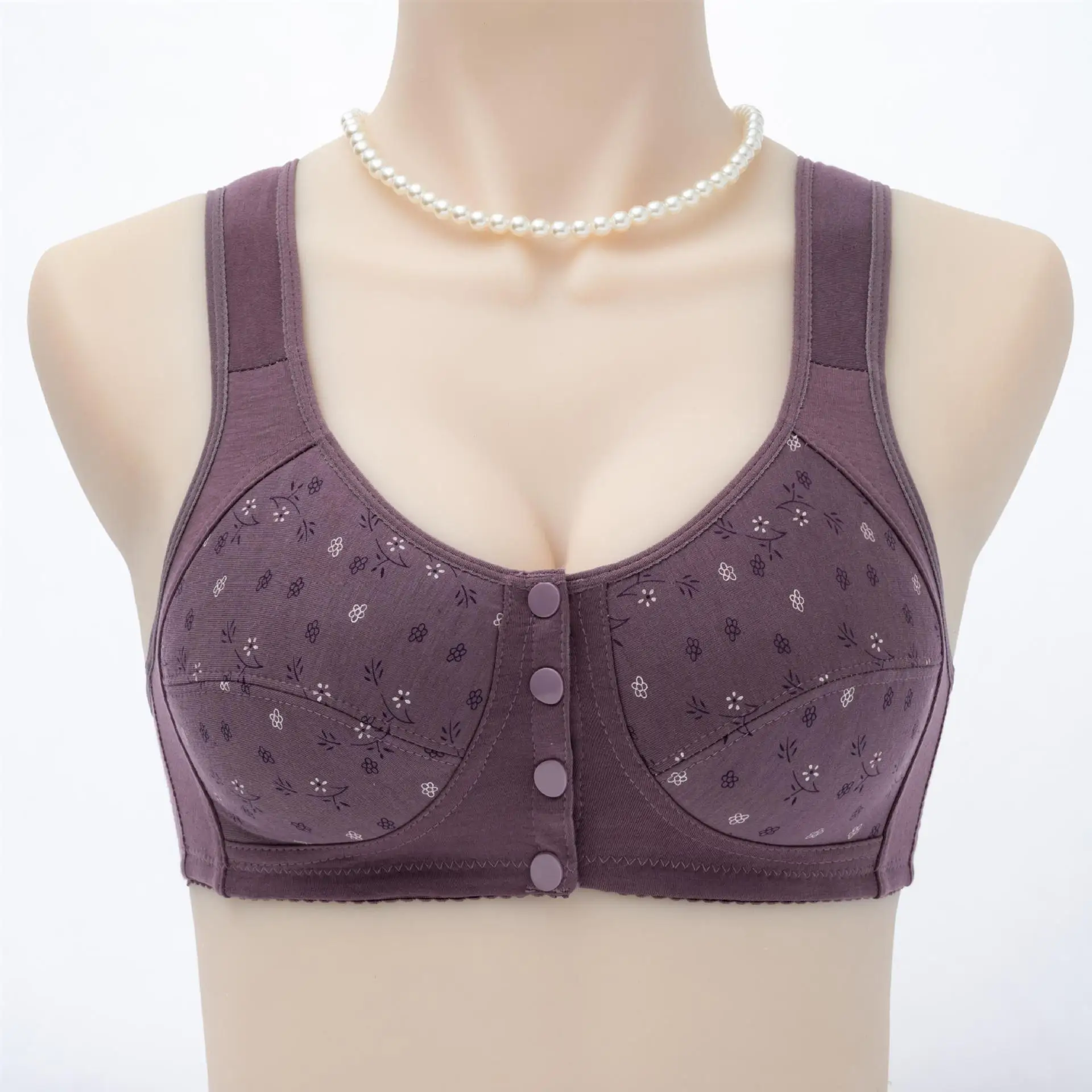 Plus Size Women Lingerie Bra Cotton Wire Free Front Closure Bralette Confortable Underwear Widened Shoulder Straps U-shaped Back
Plus Size Women Lingerie Bra Cotton Wire Free Front Closure Bralette Confortable Underwear Widened Shoulder Straps U-shaped Back