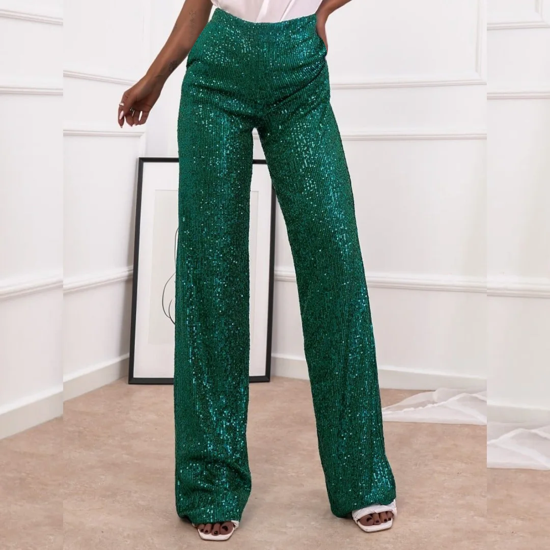Spring Autumn Elegant Sequins Long Pants Wide Leg Baggy Casual Trousers Y2k Fashion 2023 Streetwear Vintage Women Pants Bottoms
Spring Autumn Elegant Sequins Long Pants Wide Leg Baggy Casual Trousers Y2k Fashion 2023 Streetwear Vintage Women Pants Bottoms
