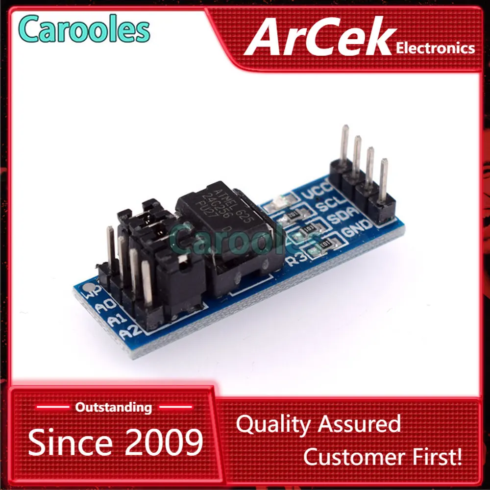 AT24C256 Memory Module I2C Interface EEPROM Memory Module
AT24C256 Memory Module I2C Interface EEPROM Memory Module