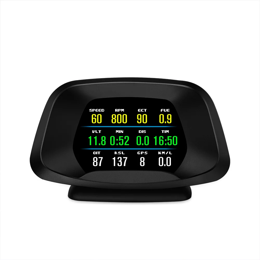 Vehicle Speed & GPS Navigation HUD used cars OBD2 Diagnostic Tool P19-BT Head Up Display
Vehicle Speed & GPS Navigation HUD used cars OBD2 Diagnostic Tool P19-BT Head Up Display