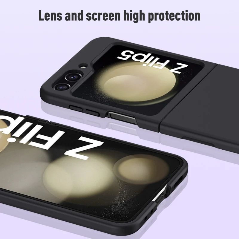 

Новый Стильный чехол-книжка для Samsung Galaxy Z 5 4 3, роскошный Ультратонкий приятный для кожи матовый складной противоударный защитный жесткий чехол из поликарбоната
