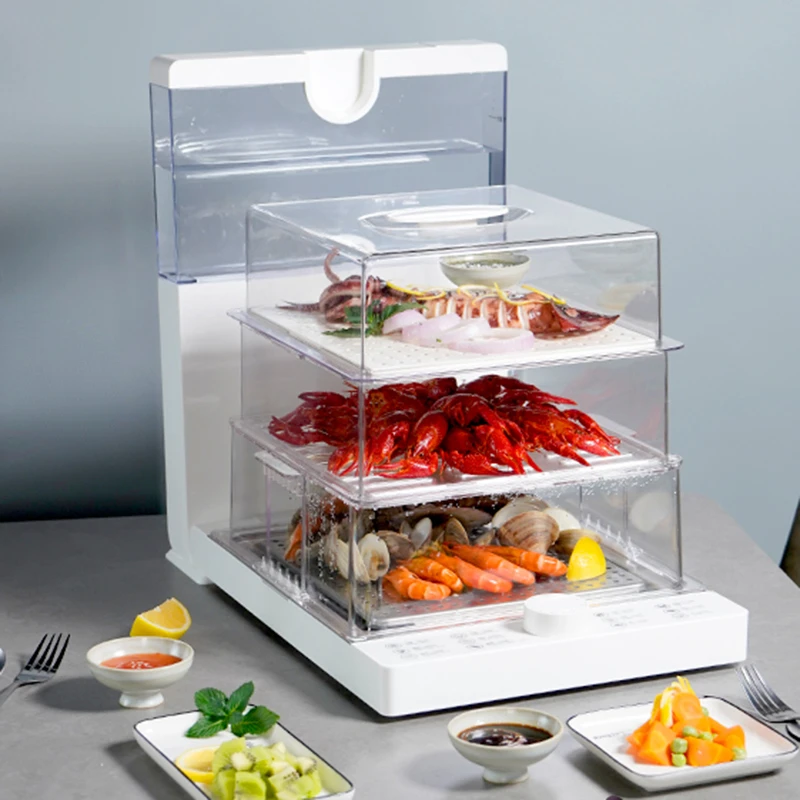 Electric Dumplings Steamer Cooker Kitchen Food Noodle Multifunctional Electric Cooker Rice Roll Stainless Steel Steam Kitchen
Electric Dumplings Steamer Cooker Kitchen Food Noodle Multifunctional Electric Cooker Rice Roll Stainless Steel Steam Kitchen