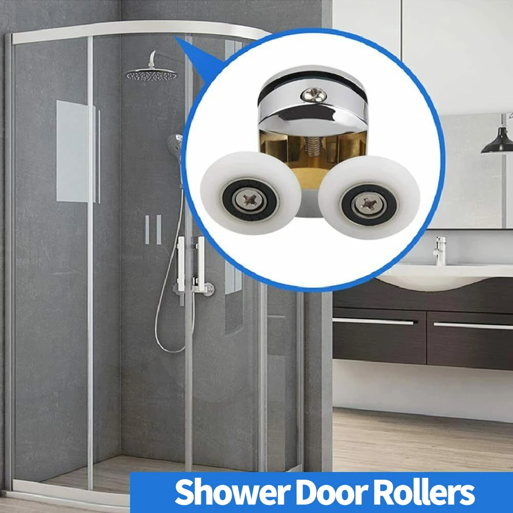 Glass Shower Doors Pulleys For Most Showers 23mm 4pcs ABS + Zinc Alloy For Most Showers Partition Sliding Door
Glass Shower Doors Pulleys For Most Showers 23mm 4pcs ABS + Zinc Alloy For Most Showers Partition Sliding Door