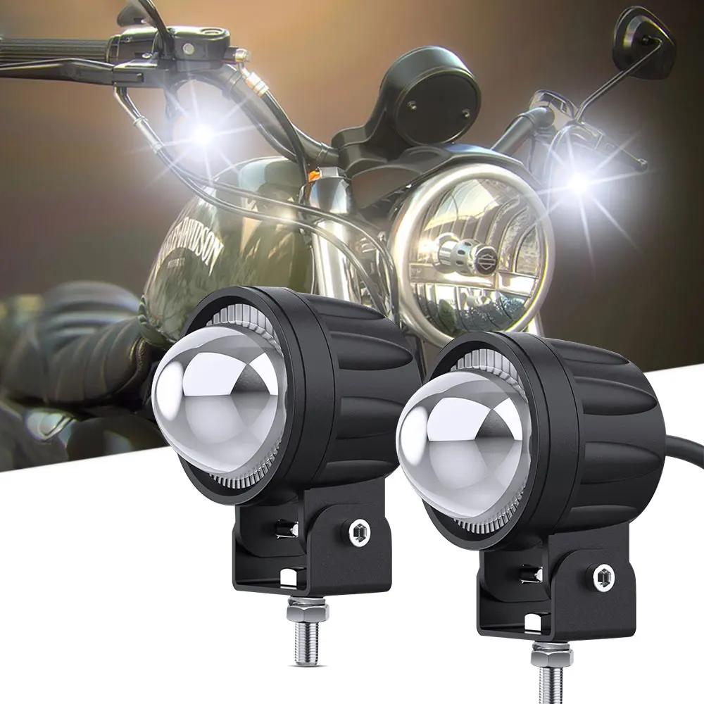 2/1PCS Motorcycle Front Headlight Universal Led Spotlight LED Working Spot 6000k White Lights Accessories Waterproof Headlig
2/1PCS Motorcycle Front Headlight Universal Led Spotlight LED Working Spot 6000k White Lights Accessories Waterproof Headlig