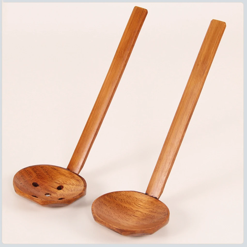 Japanese Style Long Handle Wooden Soup Spoon Ramen Ladle Strainer Hot Pot Scoop nder Kitchen Utensil
Japanese Style Long Handle Wooden Soup Spoon Ramen Ladle Strainer Hot Pot Scoop nder Kitchen Utensil