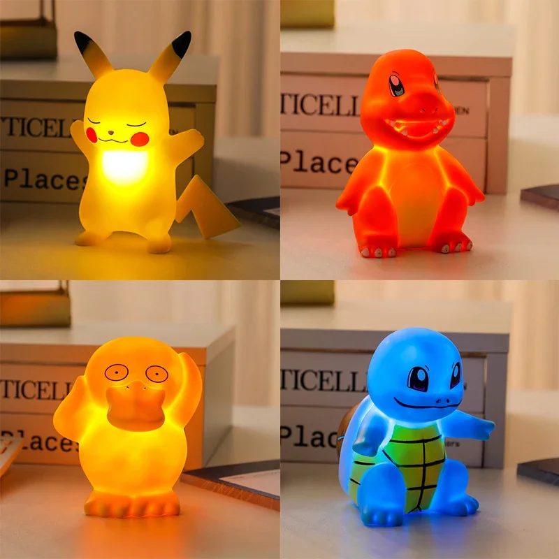 New Pokemon Pikachu Figures Lights Model Ornament Toys Anime Figure Squirtle Charmander Electric Light Dolls Kids Birthday Gifts
New Pokemon Pikachu Figures Lights Model Ornament Toys Anime Figure Squirtle Charmander Electric Light Dolls Kids Birthday Gifts