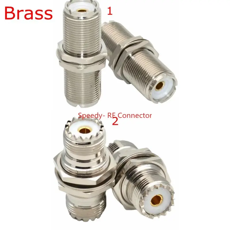 1Pcs UHF SO239 SO-239 Socket Mount Connector UHF To UHF Female Female with Nut Panel Bulkhead Mount Copper Brass Fast Delivery
1Pcs UHF SO239 SO-239 Socket Mount Connector UHF To UHF Female Female with Nut Panel Bulkhead Mount Copper Brass Fast Delivery