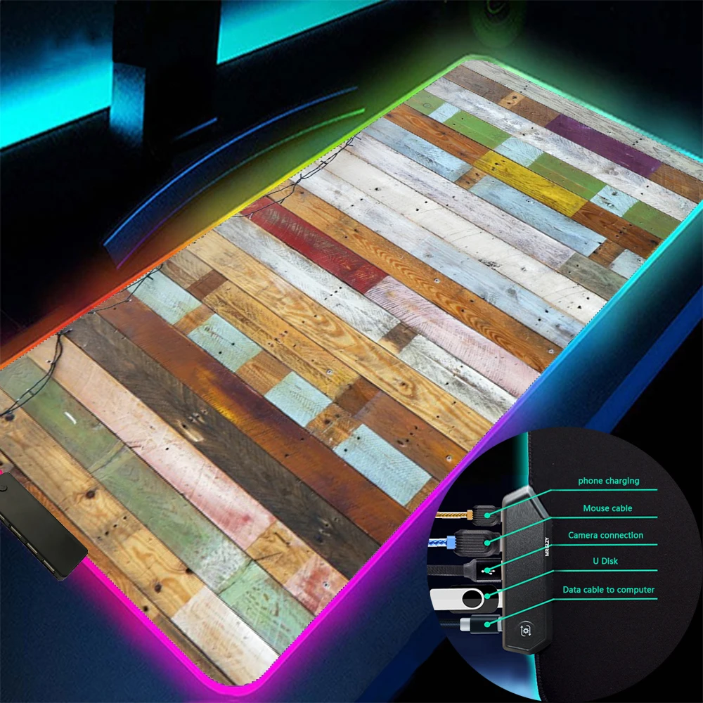 Color Wood RGB Large Mouse Pad 4 HUB Type-c Usb Laptop LOL Desk Carpet Gaming Accessories LED Backlit Keyboard Gaming Mouse Pad
Color Wood RGB Large Mouse Pad 4 HUB Type-c Usb Laptop LOL Desk Carpet Gaming Accessories LED Backlit Keyboard Gaming Mouse Pad