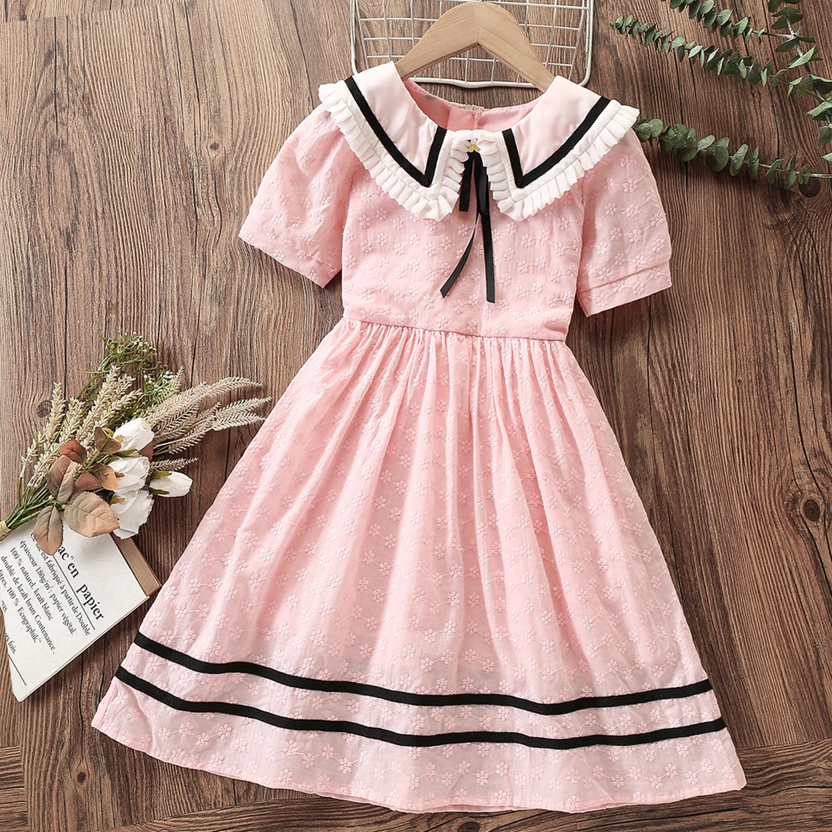 Kids School Dresses for Girls Princess Long Dress Pink Ruffle Baby Outfits Short Sleeve Summer Children Costumes 6 8 10 12 Years
Kids School Dresses for Girls Princess Long Dress Pink Ruffle Baby Outfits Short Sleeve Summer Children Costumes 6 8 10 12 Years