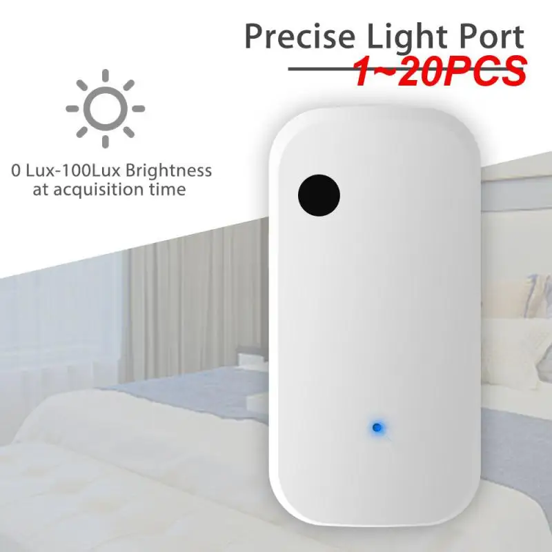 1~20PCS Tuya Zigbee Wifi Light Sensor Smart Illuminance Brightness Detector Sensor Smart Home Illumination Automation Smart life
1~20PCS Tuya Zigbee Wifi Light Sensor Smart Illuminance Brightness Detector Sensor Smart Home Illumination Automation Smart life