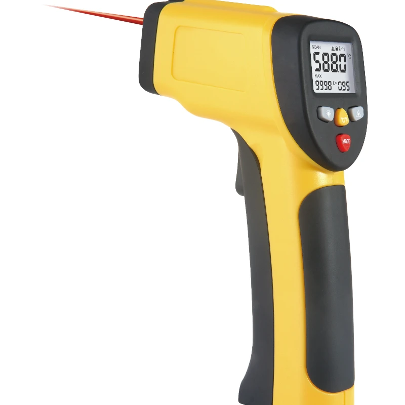 Wholesale Price Digital Infrared Thermometer with Dual Laser Targeting HT-817/818/819
Wholesale Price Digital Infrared Thermometer with Dual Laser Targeting HT-817/818/819