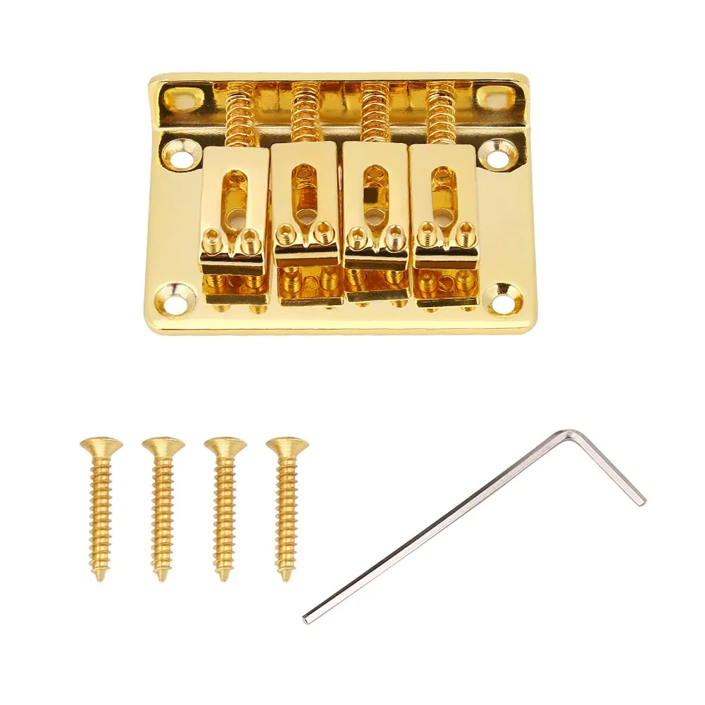 4-string Fixed Bridge Replacement Parts for Cigarbox Electric Guitars Bass Ukulele(Gold)
4-string Fixed Bridge Replacement Parts for Cigarbox Electric Guitars Bass Ukulele(Gold)