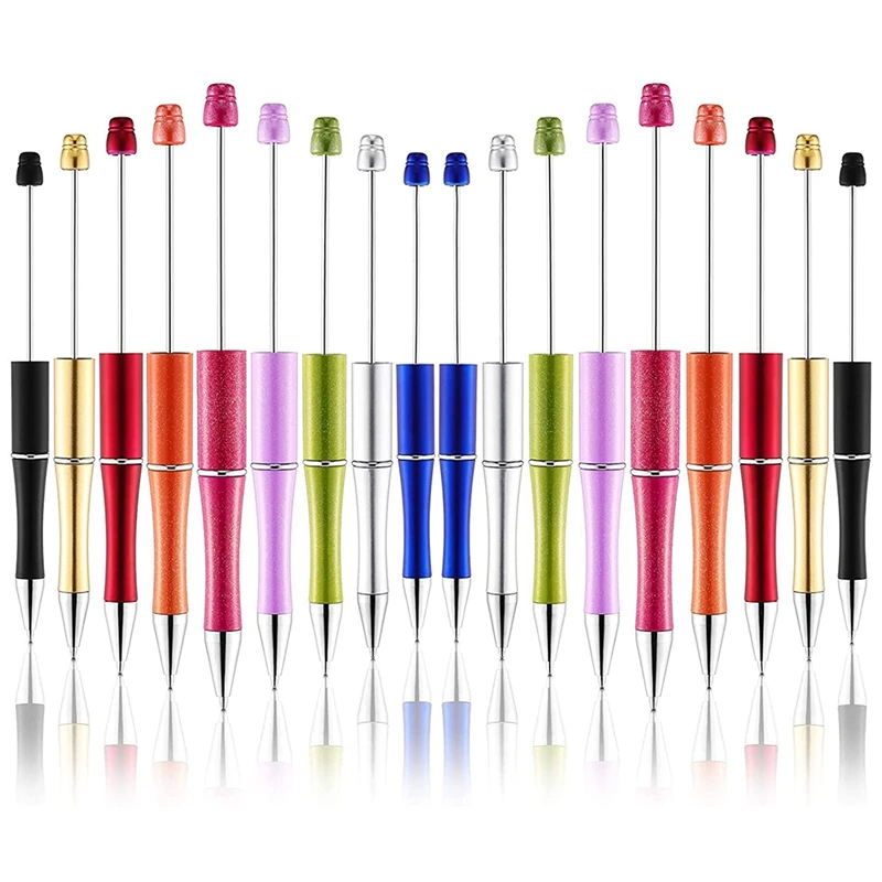Plastic Beadable Pen Bead Pens Ballpoint Pen Ball Pen For Kids Students Presents Office School Supplies, 20Pcs 
Plastic Beadable Pen Bead Pens Ballpoint Pen Ball Pen For Kids Students Presents Office School Supplies, 20Pcs