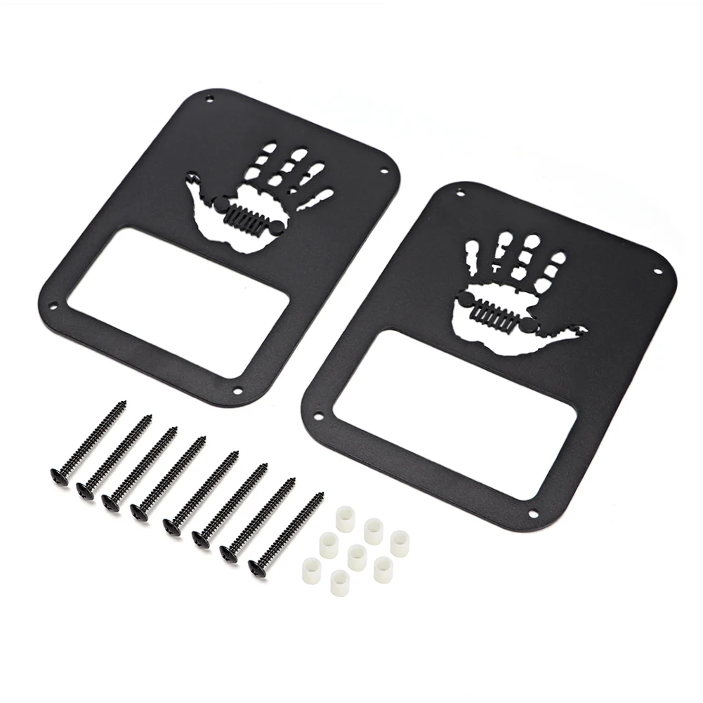2pcs Rear Light Cover Fingerprint Style Fit for Jeep Wrangler JK & Unlimited 2 and 4 Doors 07-17
2pcs Rear Light Cover Fingerprint Style Fit for Jeep Wrangler JK & Unlimited 2 and 4 Doors 07-17