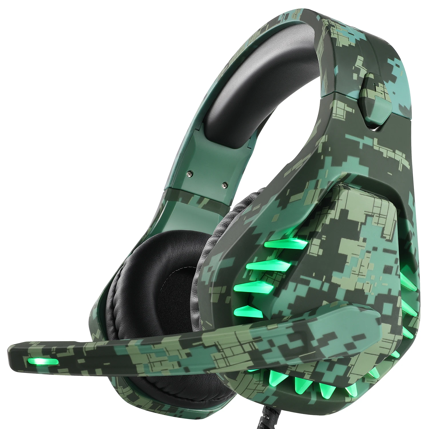 Camouflage Gaming Headset Bass Stereo Head Mount Headphones for PS4 PC Xbox One Laptop Noise Canceling Surround Sound Headphone
Camouflage Gaming Headset Bass Stereo Head Mount Headphones for PS4 PC Xbox One Laptop Noise Canceling Surround Sound Headphone