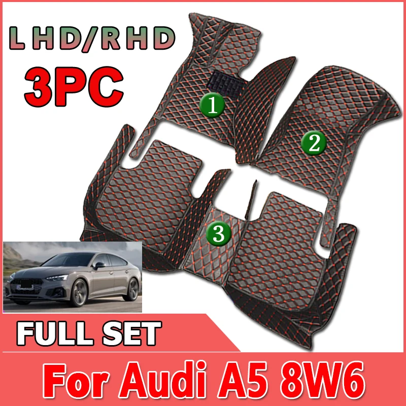 Автомобильные коврики для Audi A5 8W6 MK2 2017 ~ 2021, набор прочных ковровых покрытий, автомобильная внутренняя часть, роскошный кожаный напольный ко...
Автомобильные коврики для Audi A5 8W6 MK2 2017 ~ 2021, набор прочных ковровых покрытий, автомобильная внутренняя часть, роскошный кожаный напольный ко...