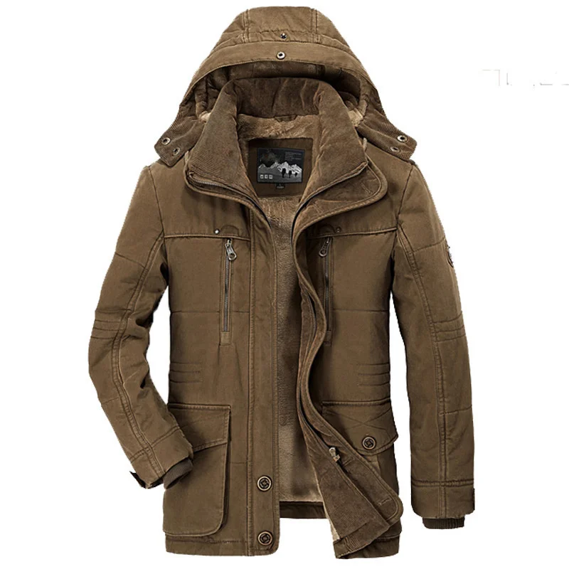 -30 degrees Winter Men's Parka Coat Jacket Men Plus size 5XL 6XL 7XL Thicken Warm Cotton-Padded Jackets Fur Hooded Windbreaker
-30 degrees Winter Men's Parka Coat Jacket Men Plus size 5XL 6XL 7XL Thicken Warm Cotton-Padded Jackets Fur Hooded Windbreaker
