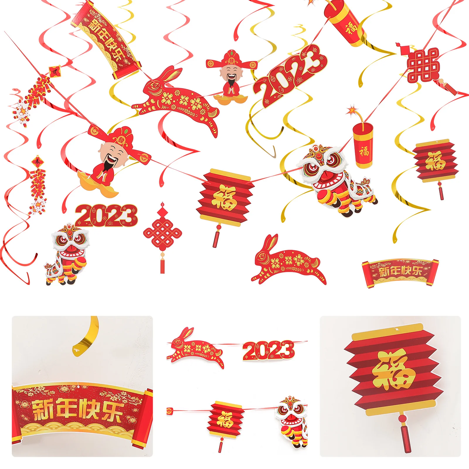 Year New Chinese Hanging Festival Party Spring Garland Decorations Swirl Decor Ornament Decoration Rabbitsupplies Ceiling Swirls
Year New Chinese Hanging Festival Party Spring Garland Decorations Swirl Decor Ornament Decoration Rabbitsupplies Ceiling Swirls