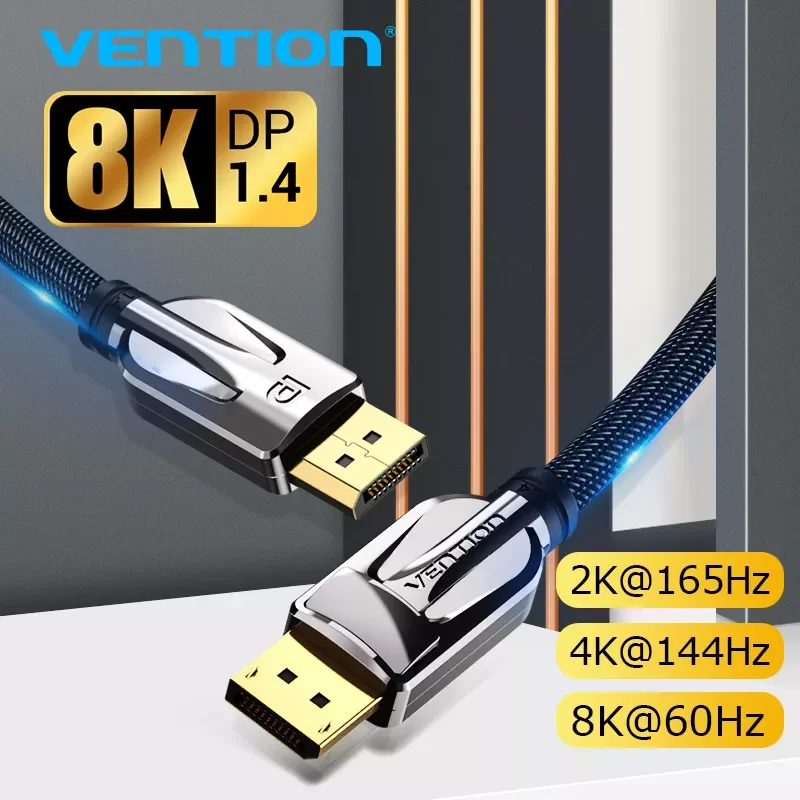 Displayport 1.4 Cable DP to DP Cable Computer TV Adapter Display port Connector for PC Macbook HDTV Projector 8K 60Hz 3m
Displayport 1.4 Cable DP to DP Cable Computer TV Adapter Display port Connector for PC Macbook HDTV Projector 8K 60Hz 3m