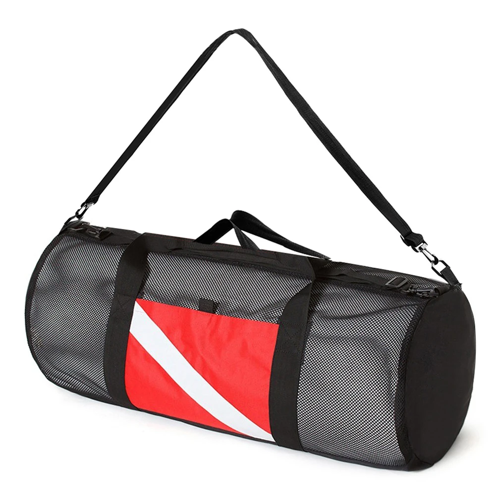 

Hot Sale Duffle Bag Mesh 600D Nylon Adjustable Multifunctional Scuba Travel Bag With Handle With Shoulder Strap