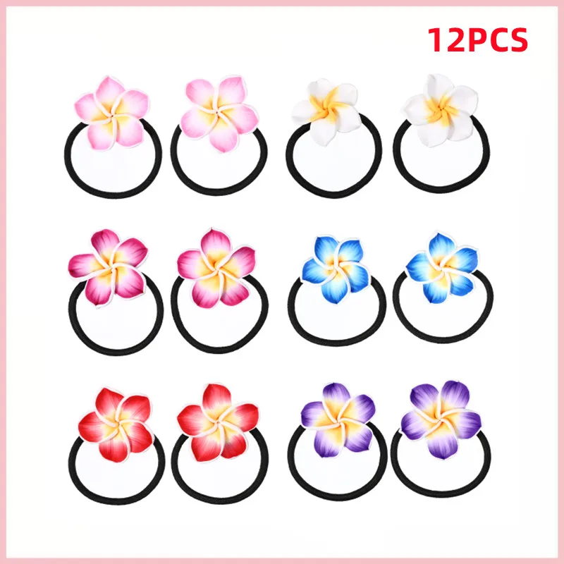 12PCS Hawaiian Plumeria Hairbands Elastic Hair Rope Bands Hair Ties For Women Kids Headband Hair Accessories Tools
12PCS Hawaiian Plumeria Hairbands Elastic Hair Rope Bands Hair Ties For Women Kids Headband Hair Accessories Tools