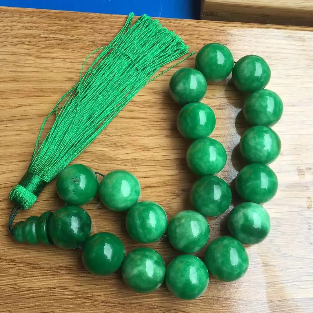 Real Burma Emerald Jade Tassel Bracelet Men Women Natural Jadeite Myanmar Certified Jades Hand Held Buddha Beads Lucky Amulet
Real Burma Emerald Jade Tassel Bracelet Men Women Natural Jadeite Myanmar Certified Jades Hand Held Buddha Beads Lucky Amulet