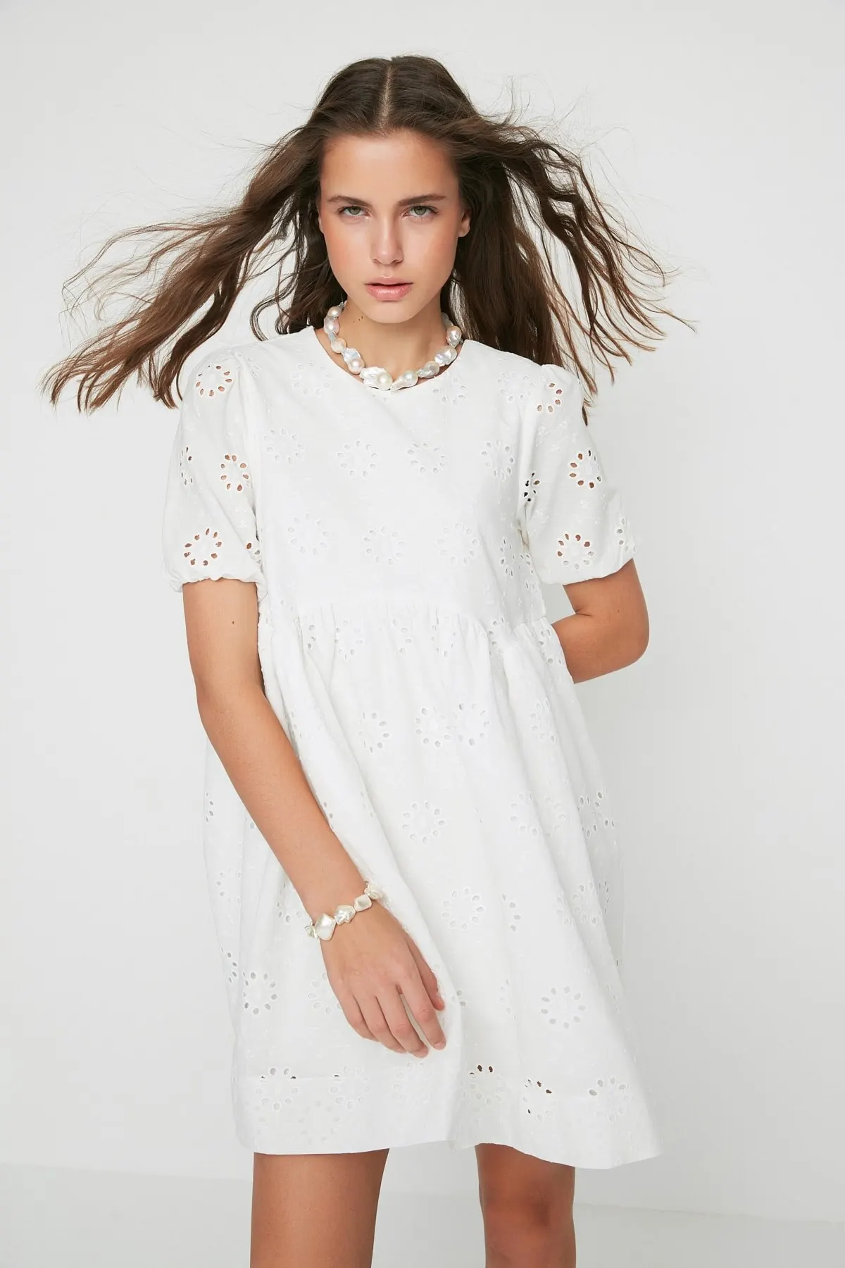 Women's Dress Design Ecru Wide Cut Brode Elegant Fashion Casual Casual Casual Casual Casual Casual Boho Beach Dress 
Women's Dress Design Ecru Wide Cut Brode Elegant Fashion Casual Casual Casual Casual Casual Casual Boho Beach Dress