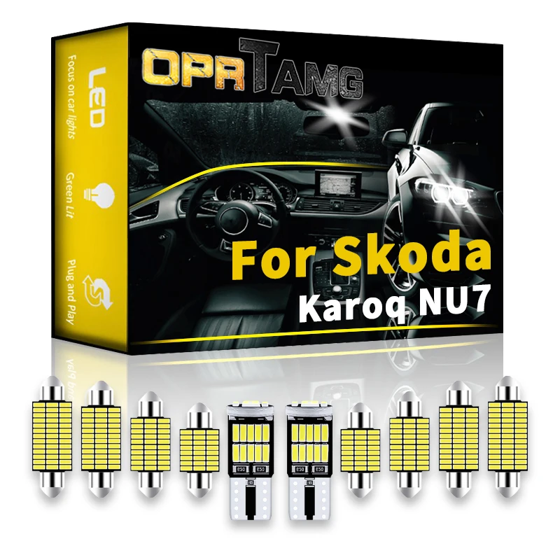 For SkodaKaroq NU7 1994-2022 Canbus Vehicle Indoor Dome Map Reading Light Auto Lamp Kit Car Light led Car interior Bulb led lamp
For SkodaKaroq NU7 1994-2022 Canbus Vehicle Indoor Dome Map Reading Light Auto Lamp Kit Car Light led Car interior Bulb led lamp