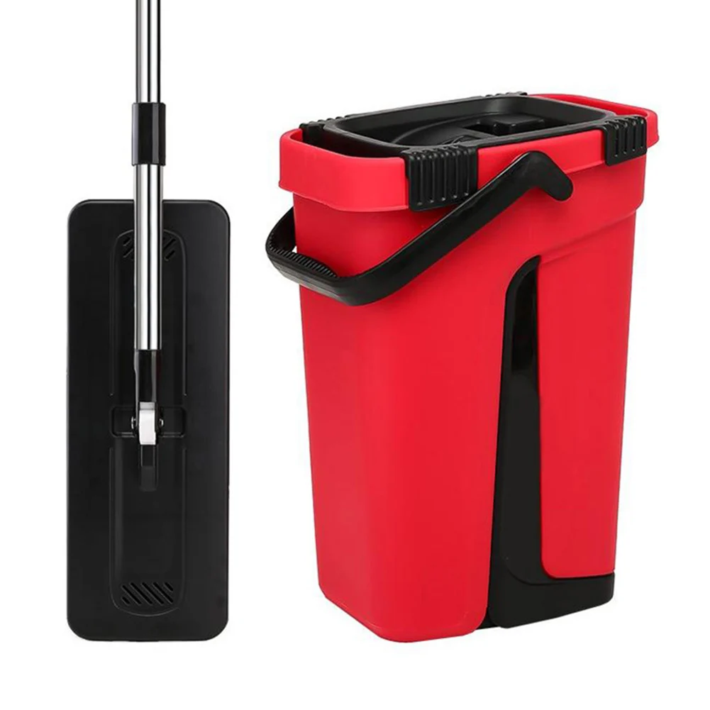 Floor Mop and Bucket Set Optional 3 Washable Microfiber Pads for All Floor Types and Windows
Floor Mop and Bucket Set Optional 3 Washable Microfiber Pads for All Floor Types and Windows