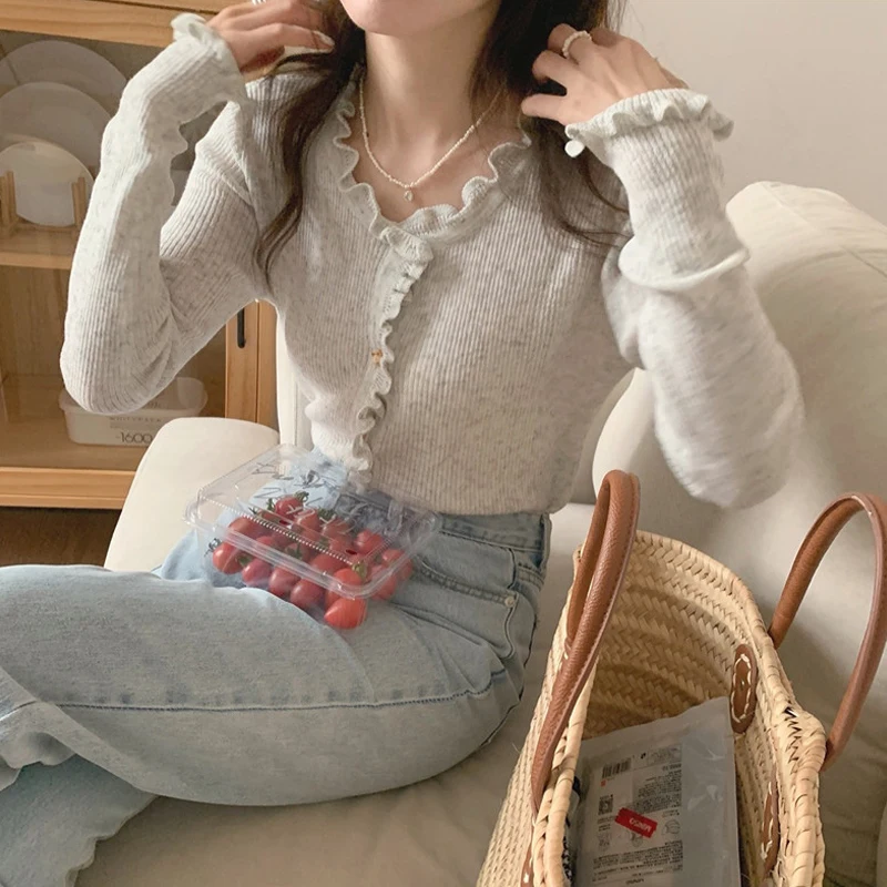 Summer 2021 Pink Crop Sweater Women Slim Body Knitwear Ruffles Tops Y2k Sweet Cute Kawaii Egirl Pullover Jumper Harajuku Spring
Summer 2021 Pink Crop Sweater Women Slim Body Knitwear Ruffles Tops Y2k Sweet Cute Kawaii Egirl Pullover Jumper Harajuku Spring