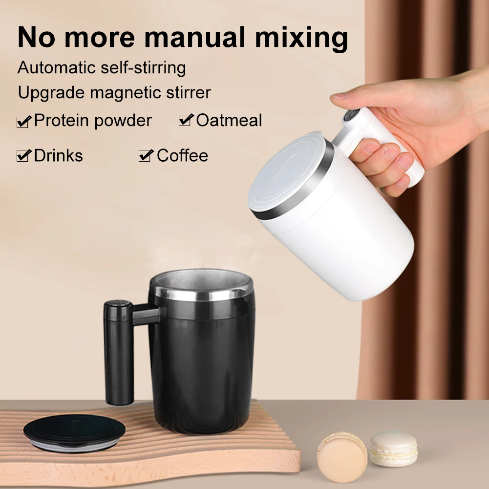 Automatic Self Stirring Magnetic Mug Stainless Steel Temperature Difference Coffee Mixing Cup Blender Smart Milk Thermal Cup
Automatic Self Stirring Magnetic Mug Stainless Steel Temperature Difference Coffee Mixing Cup Blender Smart Milk Thermal Cup