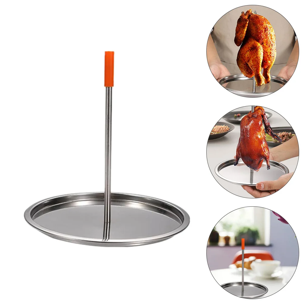 

Skewer Chicken Stand Vertical Rack Barbecue Skewers Spit Roasting Grill Roaster Brazilian Bbq Holder Beer Gaucho Grilling Can