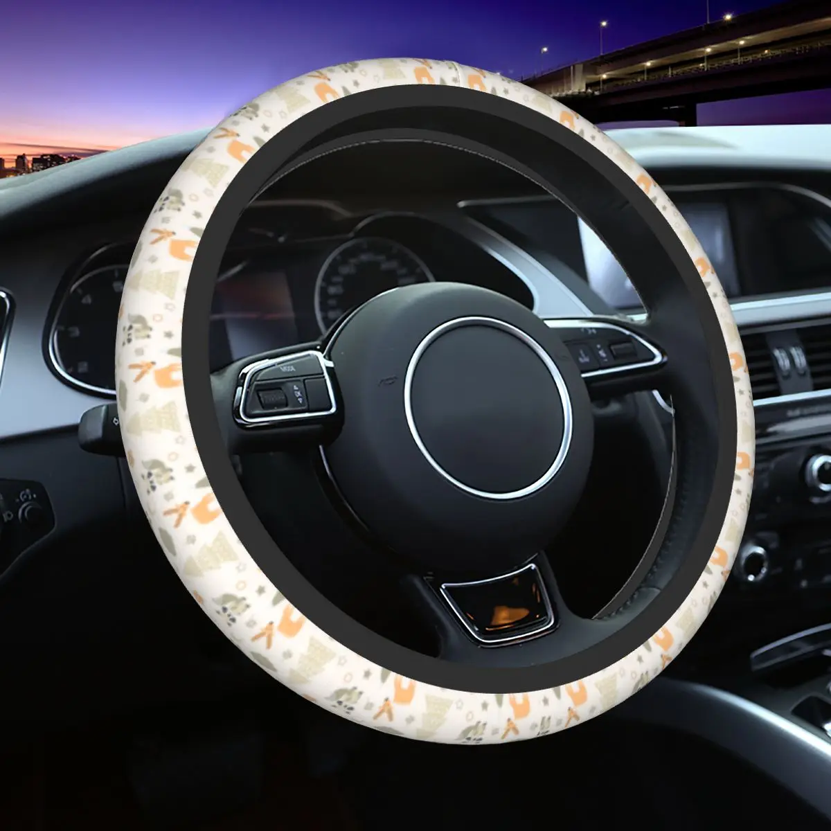 37-38 Steering Wheel Covers Raccoon Soft Cartoon Cute Braid On The Steering Wheel Cover Car-styling Steering-Wheel Accessories
37-38 Steering Wheel Covers Raccoon Soft Cartoon Cute Braid On The Steering Wheel Cover Car-styling Steering-Wheel Accessories