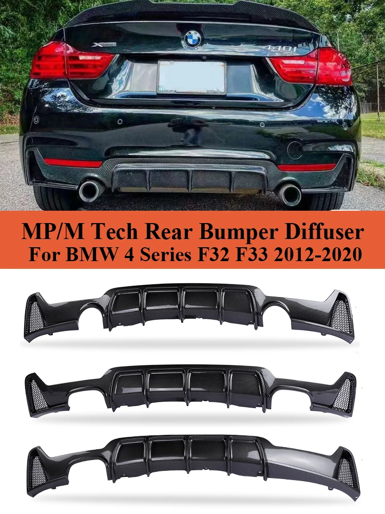 Carbon Fiber M Sport Rear Bumper Diffuser Lip For BMW 4 Series F32 F33 F36 2014-2020 MP Body Kit Diffusor 420i 428i Gloss Black
Carbon Fiber M Sport Rear Bumper Diffuser Lip For BMW 4 Series F32 F33 F36 2014-2020 MP Body Kit Diffusor 420i 428i Gloss Black