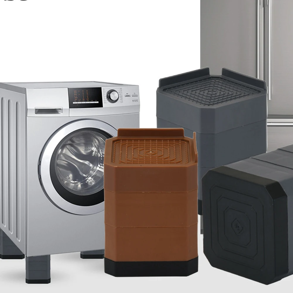 4PCS Washing Machine Feet Pads Rubber Anti Vibration Leg Stopper Foot Pad Waterproof 8.5*8.5*4cm Dryers Laundry Room Bathroom
4PCS Washing Machine Feet Pads Rubber Anti Vibration Leg Stopper Foot Pad Waterproof 8.5*8.5*4cm Dryers Laundry Room Bathroom