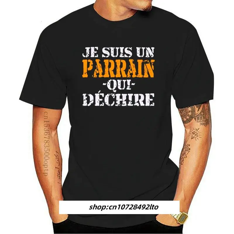 New Parrain Humour T Shirt Family Design Funny Short Sleeve Spring Plus Size 5xl Graphic Homme Shirt
New Parrain Humour T Shirt Family Design Funny Short Sleeve Spring Plus Size 5xl Graphic Homme Shirt