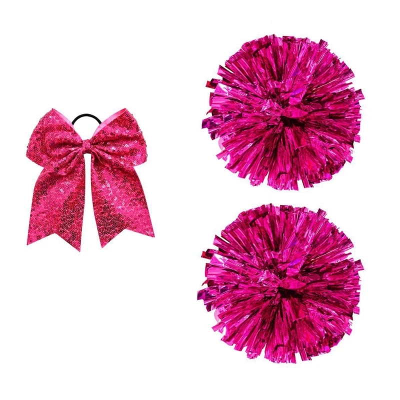 Помпоны и банты Cheer, металлические помпоны для чарлидинга, большие банты для волос Cheer, держатель для конского хвоста, Софтбол, для танцев, дл... 
Помпоны и банты Cheer, металлические помпоны для чарлидинга, большие банты для волос Cheer, держатель для конского хвоста, Софтбол, для танцев, дл...