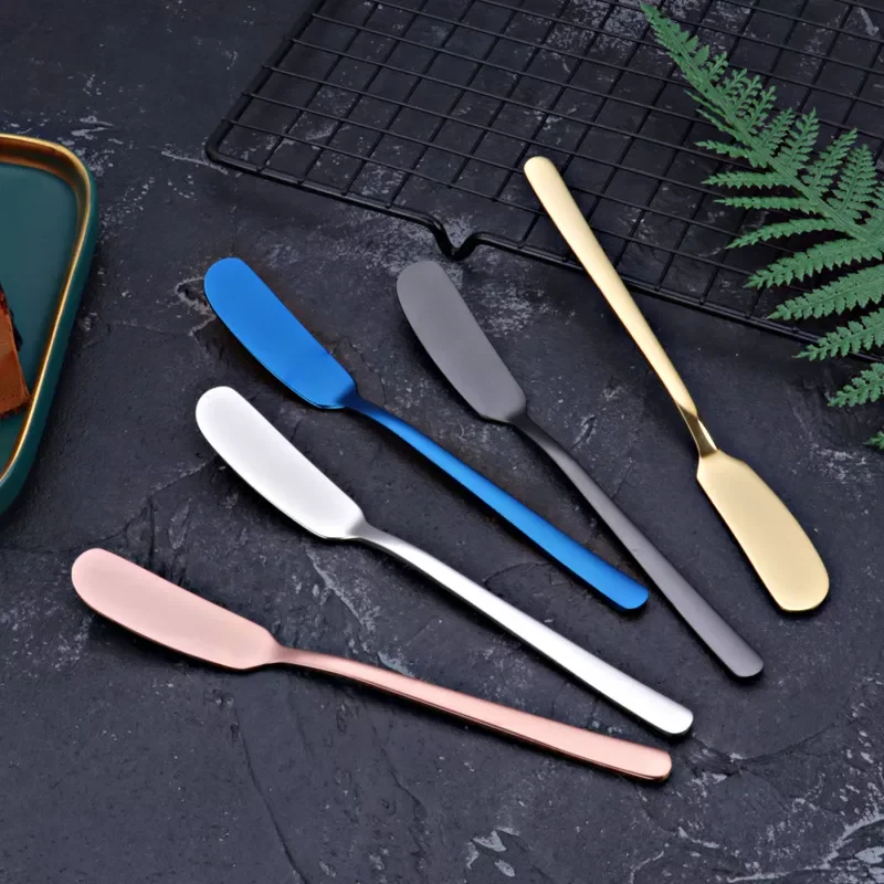 Stainless Steel Butter Knife Cheese Dessert Cheese Spreaders Cream Knifes Utensil Cutlery Dessert Tools Western Breakfast Tool
Stainless Steel Butter Knife Cheese Dessert Cheese Spreaders Cream Knifes Utensil Cutlery Dessert Tools Western Breakfast Tool