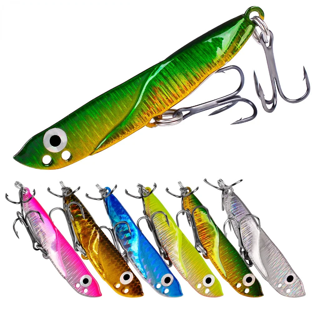 1pcs Metal Vib Fishing Lure 11-15-20-30-40g Shore Casting Jigging Bait Articulos De Pesca Isca Artificial Bass Bait Wobbler
1pcs Metal Vib Fishing Lure 11-15-20-30-40g Shore Casting Jigging Bait Articulos De Pesca Isca Artificial Bass Bait Wobbler