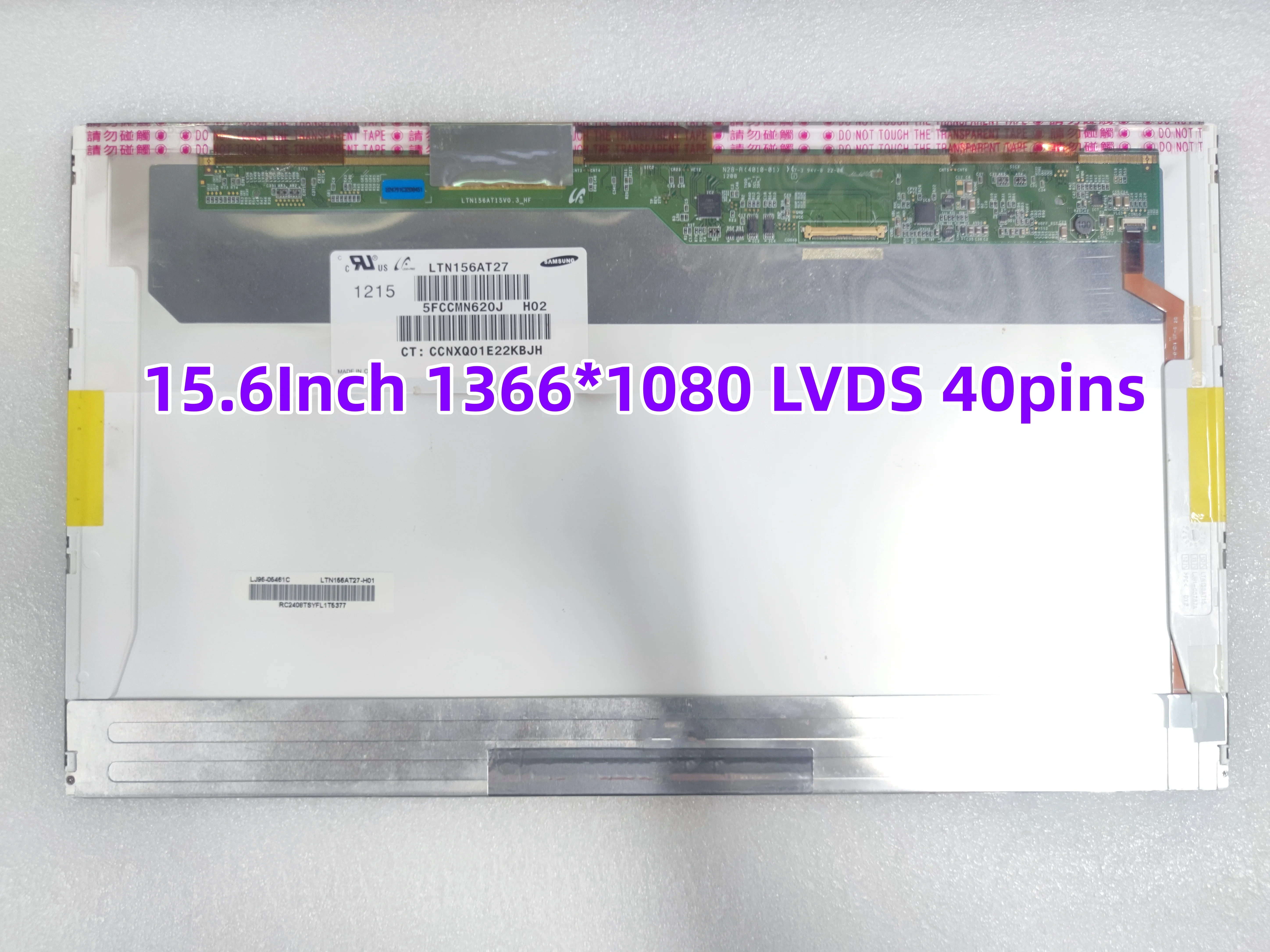 Laptop LCD Screen LTN156AT09 B156XTN02.3 B156XTN02.1 B156XTN02.2 B156XW02 LTN156AT05 LTN156AT22 LTN156AT27 B156XTN02 LP156WH4
Laptop LCD Screen LTN156AT09 B156XTN02.3 B156XTN02.1 B156XTN02.2 B156XW02 LTN156AT05 LTN156AT22 LTN156AT27 B156XTN02 LP156WH4