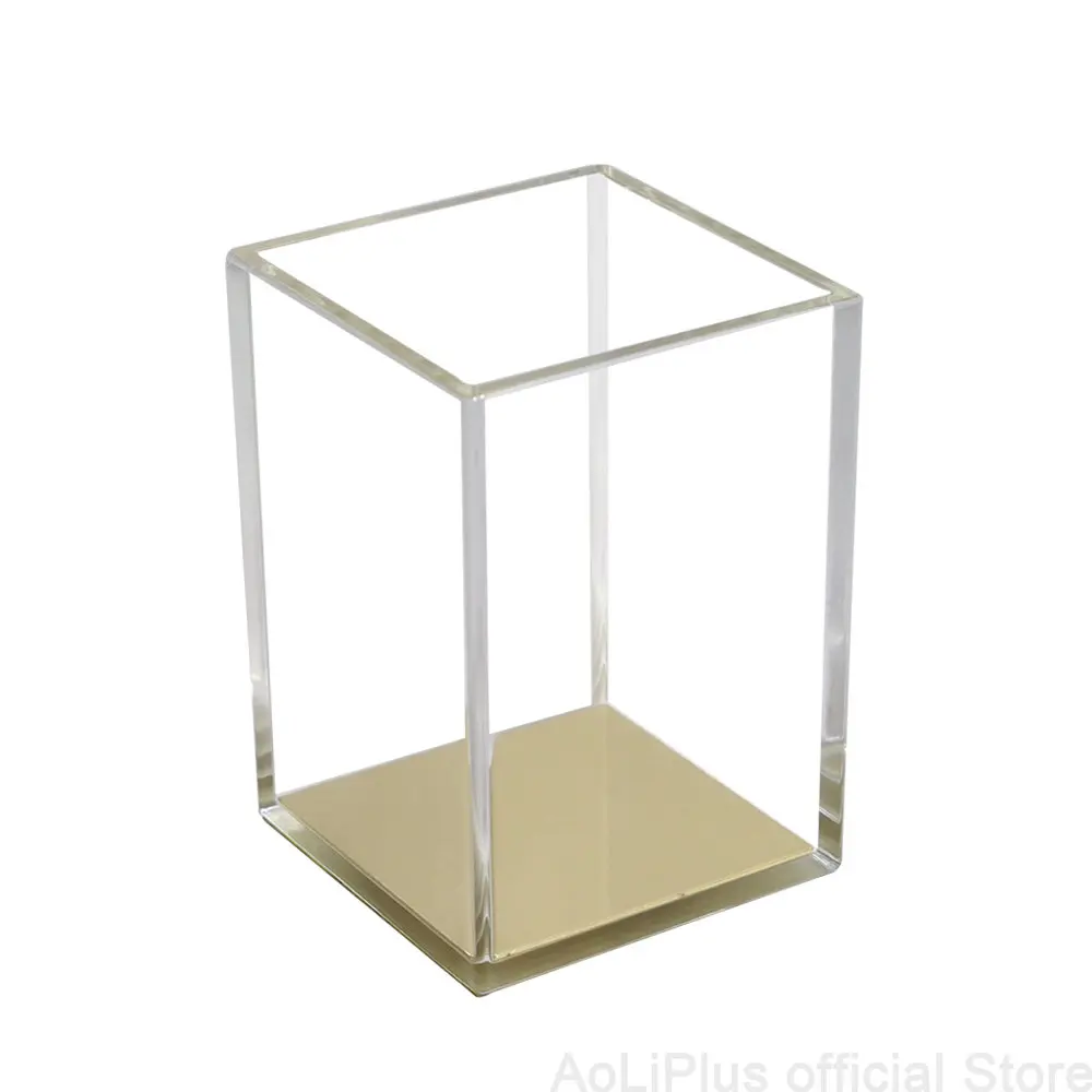 Acrylic & Transparent Rose Gold Makeup Brush Pen Pencil Holder Cup Multi-Functional Creative Office Stationery Pen Holder
Acrylic & Transparent Rose Gold Makeup Brush Pen Pencil Holder Cup Multi-Functional Creative Office Stationery Pen Holder