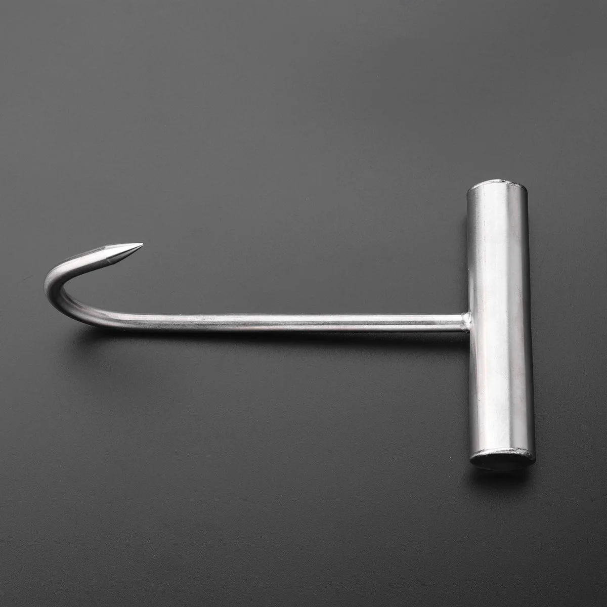 Stainless Steel Meat Hook Practical Pork Hook Roasted T-Hook Useful Beaf Chicken Hook Kitchen Tool for Home Shop (20cm)
Stainless Steel Meat Hook Practical Pork Hook Roasted T-Hook Useful Beaf Chicken Hook Kitchen Tool for Home Shop (20cm)