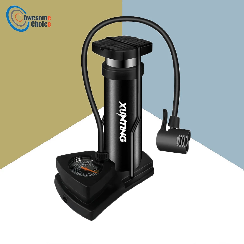 Foot Step Bike Pump 140Psi Ultra-light for MTB Road Pump with Pressure Gauge Schrader Presta Cycling Inflator Pump Accessory
Foot Step Bike Pump 140Psi Ultra-light for MTB Road Pump with Pressure Gauge Schrader Presta Cycling Inflator Pump Accessory