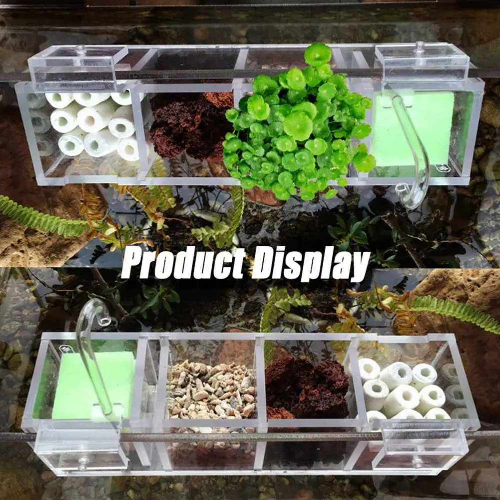 3 in 1 Acrylic Filter Box External Hanging Water Purifier for Aquarium Fish Bowl
3 in 1 Acrylic Filter Box External Hanging Water Purifier for Aquarium Fish Bowl