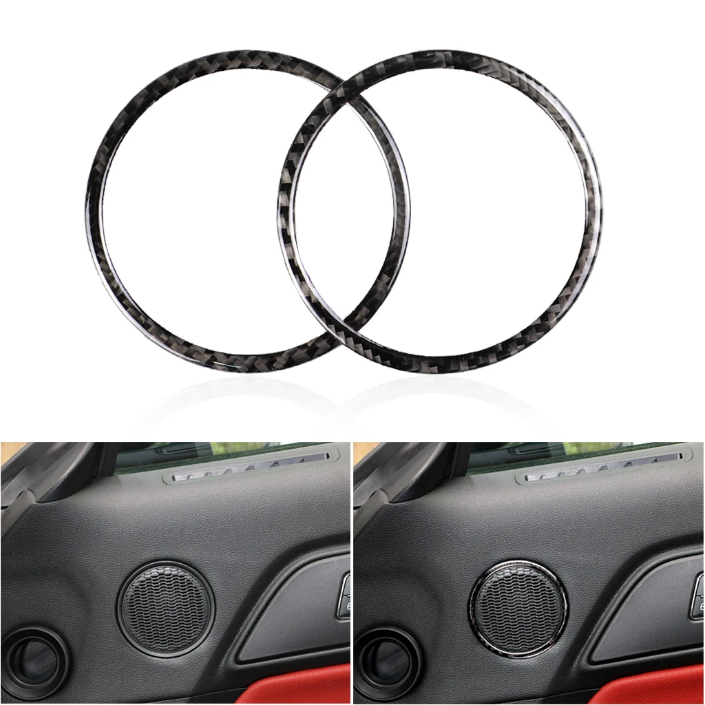 For Ford Mustang 2015 2016 2017 2pcs Carbon Fiber Interior Door Audio Speaker Ring Strip Decor Cover Sticker Trim
For Ford Mustang 2015 2016 2017 2pcs Carbon Fiber Interior Door Audio Speaker Ring Strip Decor Cover Sticker Trim
