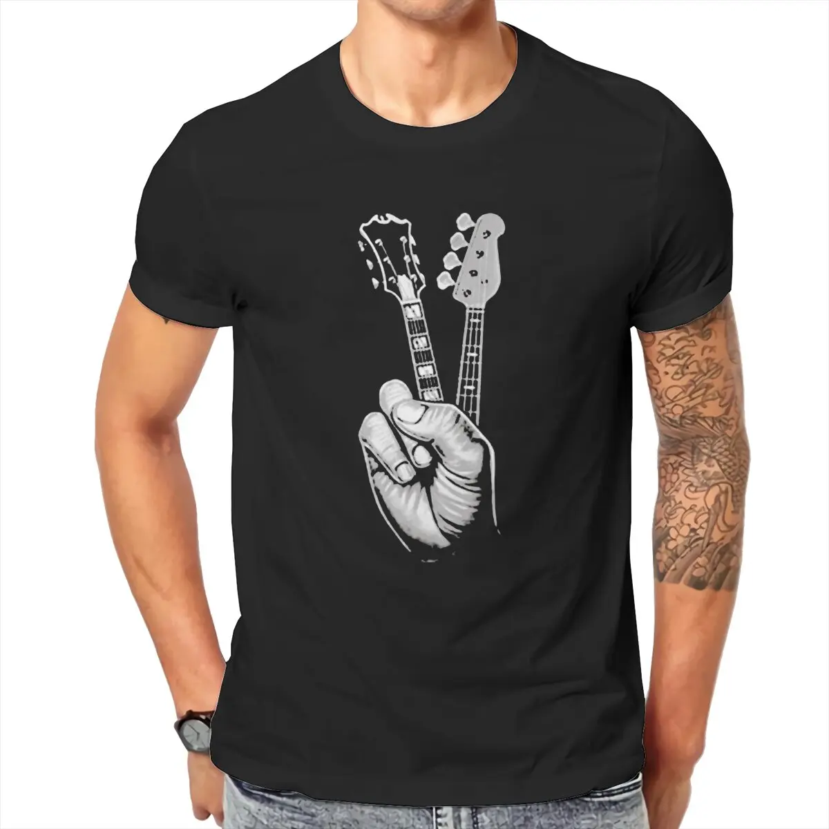 Leisure BASS GUITAR FINGER T-Shirts Men Cotton T Shirt Humorous Active Rock Music Short Sleeve Tees Birthday Present Clothes
Leisure BASS GUITAR FINGER T-Shirts Men Cotton T Shirt Humorous Active Rock Music Short Sleeve Tees Birthday Present Clothes