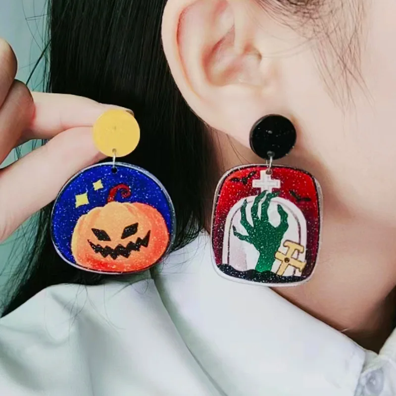 Halloween Earrings Halloween Pumpkin Ghost Castle Black Cat Earrings Happy 2023 Halloween Party Decor Girl Favor Halloween Gifts
Halloween Earrings Halloween Pumpkin Ghost Castle Black Cat Earrings Happy 2023 Halloween Party Decor Girl Favor Halloween Gifts