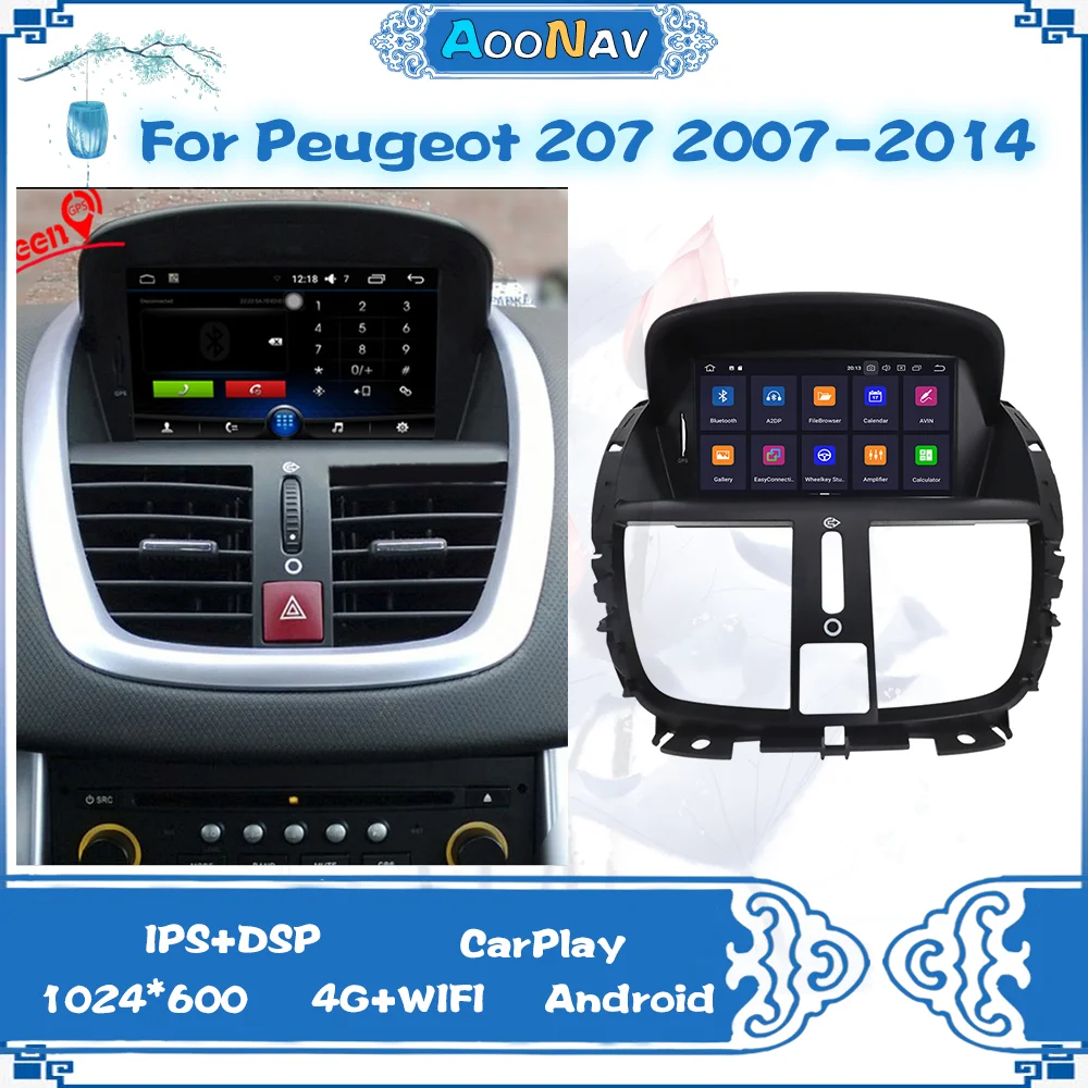 Автомобильный радиоприемник на Android 11,0 для Peugeot 207 2007-2014 стерео сенсорный экран Авторадио DSP мультимедийный плеер GPS навигация с Carplay
Автомобильный радиоприемник на Android 11,0 для Peugeot 207 2007-2014 стерео сенсорный экран Авторадио DSP мультимедийный плеер GPS навигация с Carplay