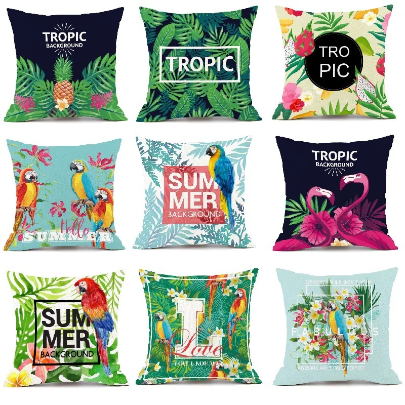 New Arrival Nordic Summer Throw Pillows TORPIC Flower Palm Leaf Bird Cushion Cover Garden Living Room Luxury Designer Pillowcase
New Arrival Nordic Summer Throw Pillows TORPIC Flower Palm Leaf Bird Cushion Cover Garden Living Room Luxury Designer Pillowcase